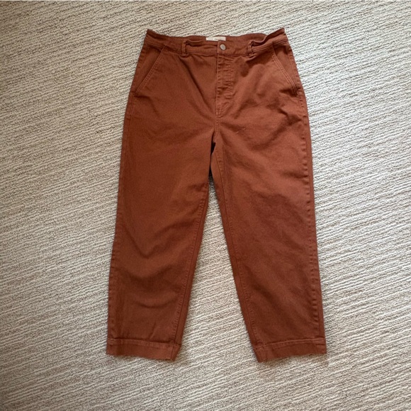 Everlane Pants - Everlane straight-leg crop size 16